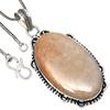 Pendant Fossil Coral Gemstone Handmade Gift For Her Silver Jewelry 2.5"