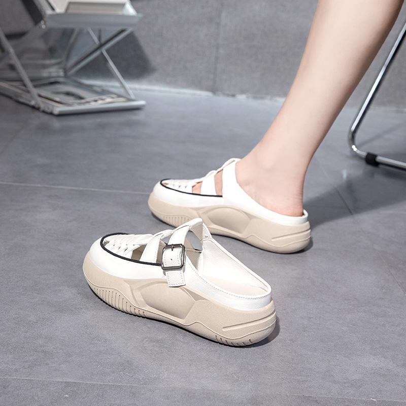 Женская обувь, летняя трендовая повседневная дышащая толстая подошва, все сандалии с увеличением, туфли на досках, размер 35–40