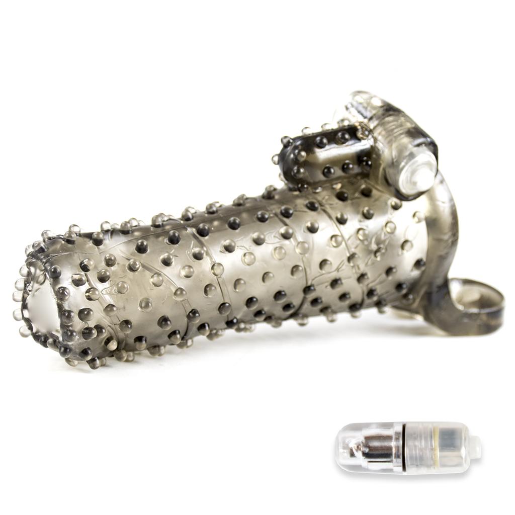 Vibrating penis sleeve stimulating testicles gift DELICIOUSLY