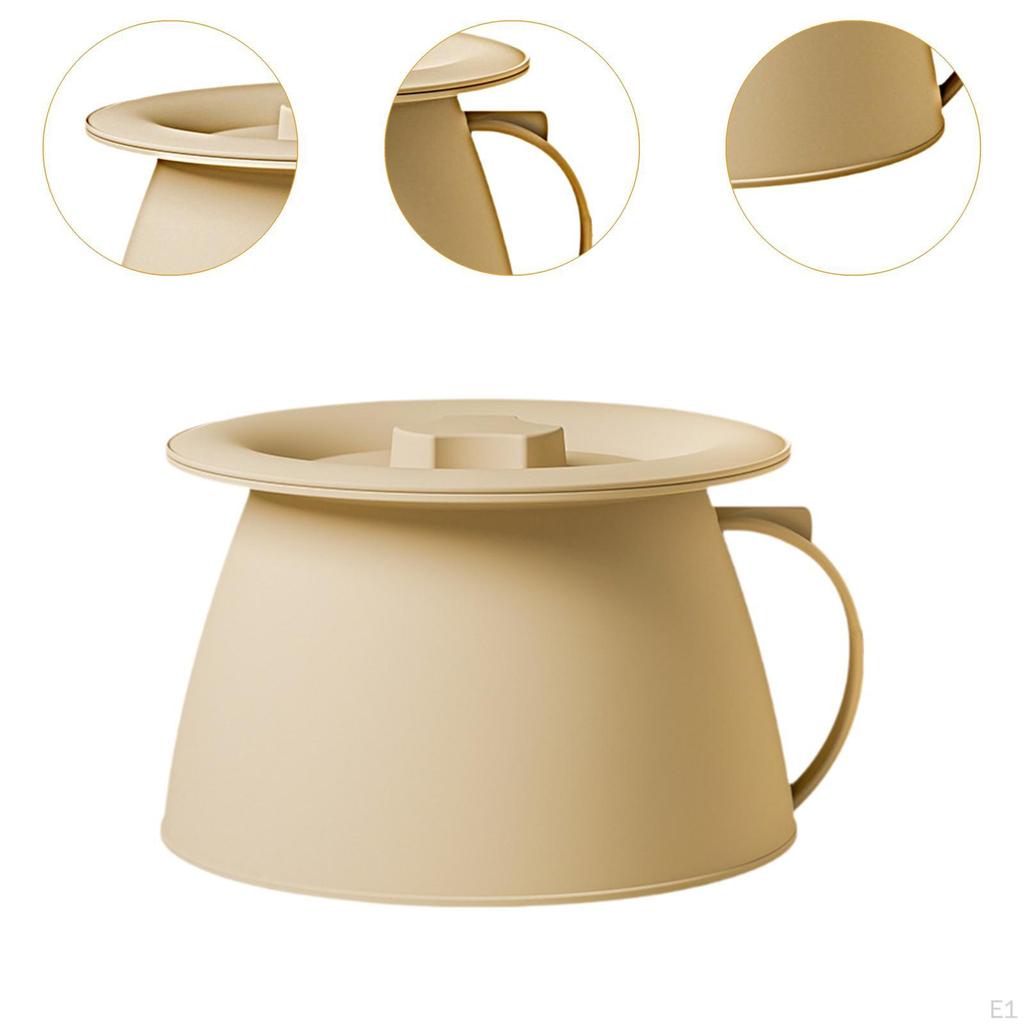 Удобный ночной горшок для дома, портативный туалет с ручкой