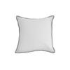Washed Cotton Cushion 40x40 Cm SPIRIT White, by Soleil d'Ocre