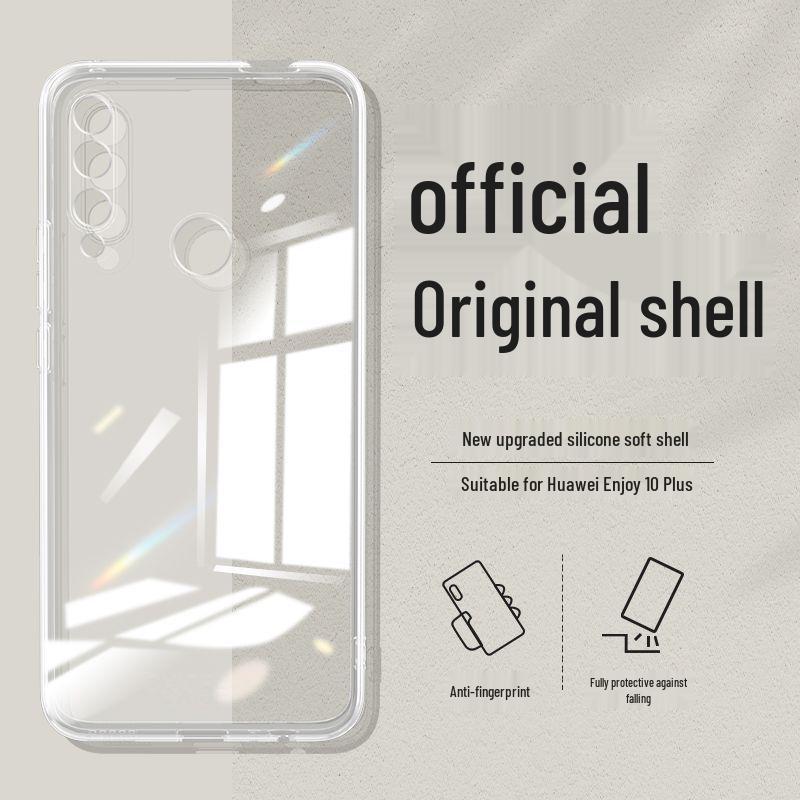 Чехол для телефона Huawei Enjoy 10 Plus из жидкого силикона, противоударный - Приятный для кожи и с полным покрытием