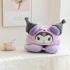 Подушка для шеи в форме буквы U Hello Kitty с милой шапочкой для путешествий и отдыха в офисе