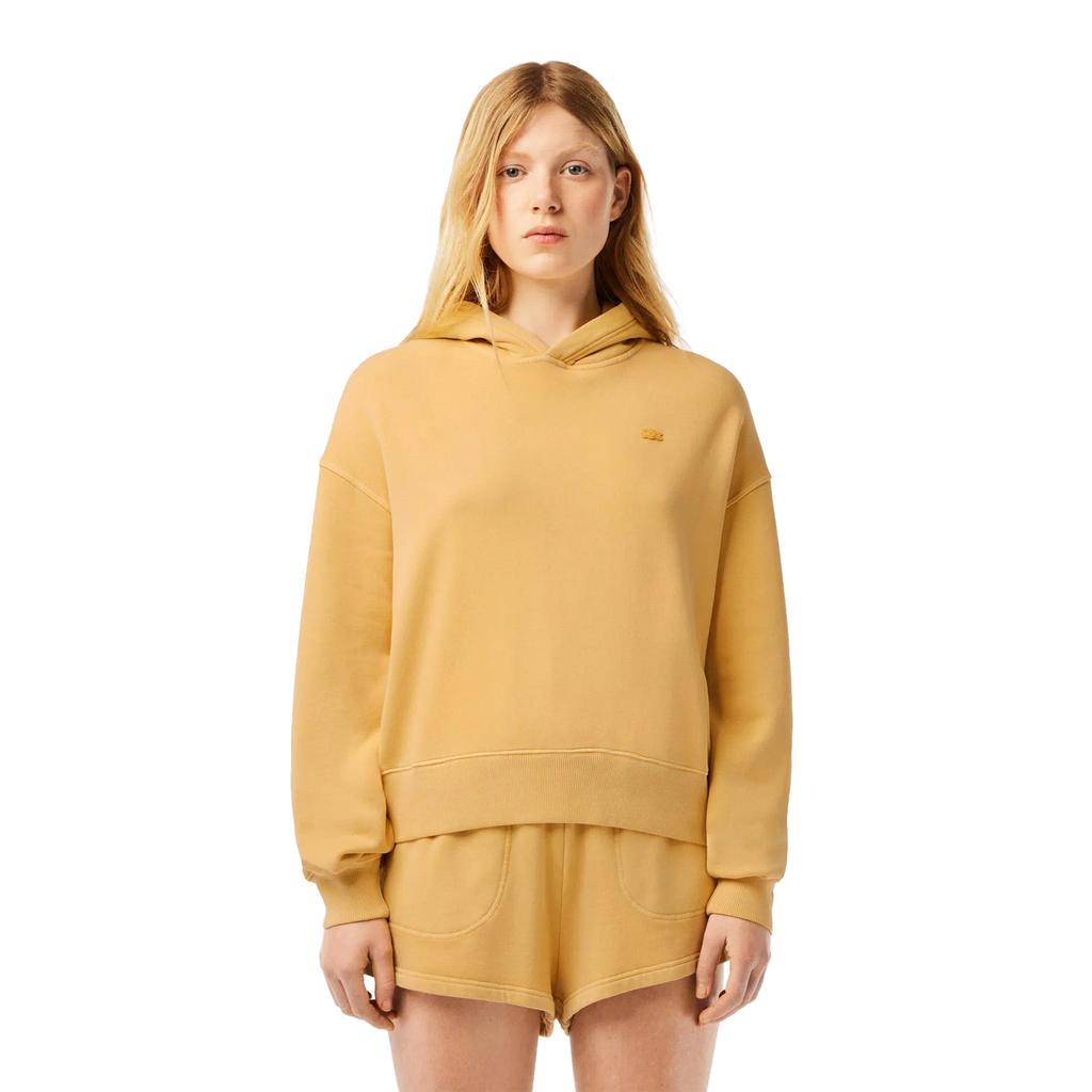 Lacoste Womens/Ladies Natural Dyed Oversized Hoodie