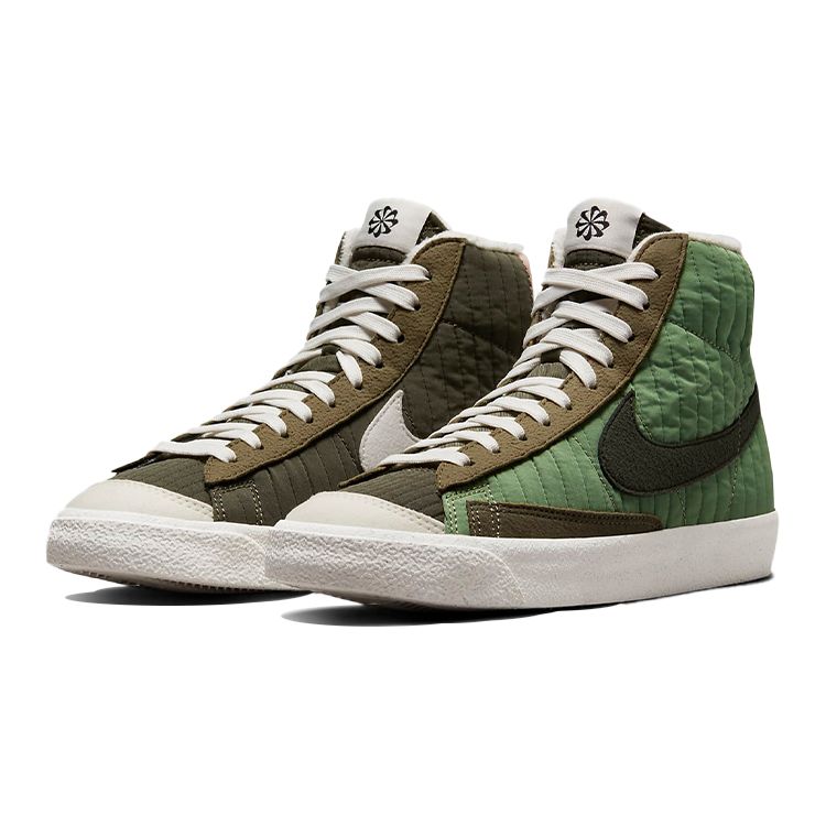 Nike Blazer Mid '77 GS Toasty Sequoia Стеганый Масляно-Зеленый Средний Оливковый Парус DO5216-331
