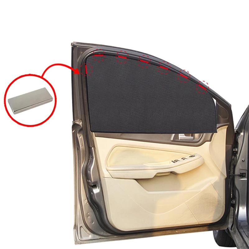 Magnetic Car Sun Shade UV Protection Car Curtain Car Windows Sunshade Side Window Mesh Sun Visor Summer Protection Window Film