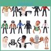 Набор фигурок Skibidi Toilet Man из ПВХ, 16 штук, высота 6-10 см