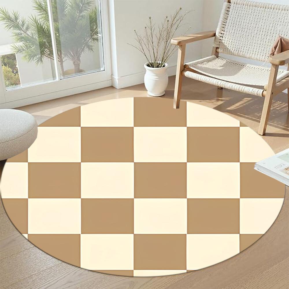 Round Floor Rug Suitable for Entryway Decorate room Playrooms Dining Room Antislip Round Carpet Anime Office Decor Best for Christmas