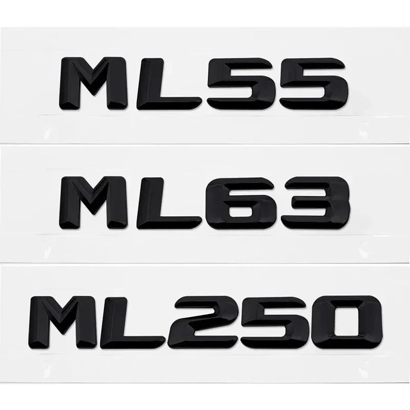 3D Car Rear Trunk Letters Stickers Decal Accessories for Mercedes Benz Old Style ML55 ML63 ML250 ML300 ML320 ML350 ML400 ML430 AX1