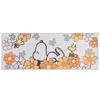 Senko Snoopy Flowery Kitchen Mat, Approx. 45 X 120cm, Orange, Character Animal Design, Snoopy 66967