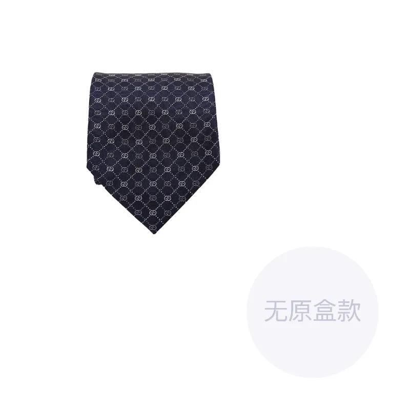 GUCCI Silk Ties Men's Navy Blue (Unisex) Ties 386489 4B002 4078