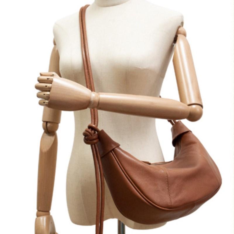Johnature Сумка Moon Bag из натуральной кожи, повседневная, однотонная, для поездок на работу, большая вместимость, мягкая, из воловьей кожи, женские сумки через плечо