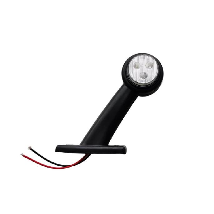 2 шт. 12 светодиодных боковых габаритных фонарей, боковые габаритные фонари для грузовиков, караванов, прицепов, 12 В, 24 В, красный, белый для volvo