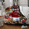 Ronaldos Legacy Football printed flannel breathable and warm blanket, a stylish home gift, suitable for home, office and bedspread use. 0713a4