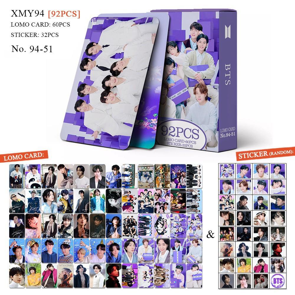 92 BT BTS photo album JK SUGA star KPOP peripheral LOMO photo card