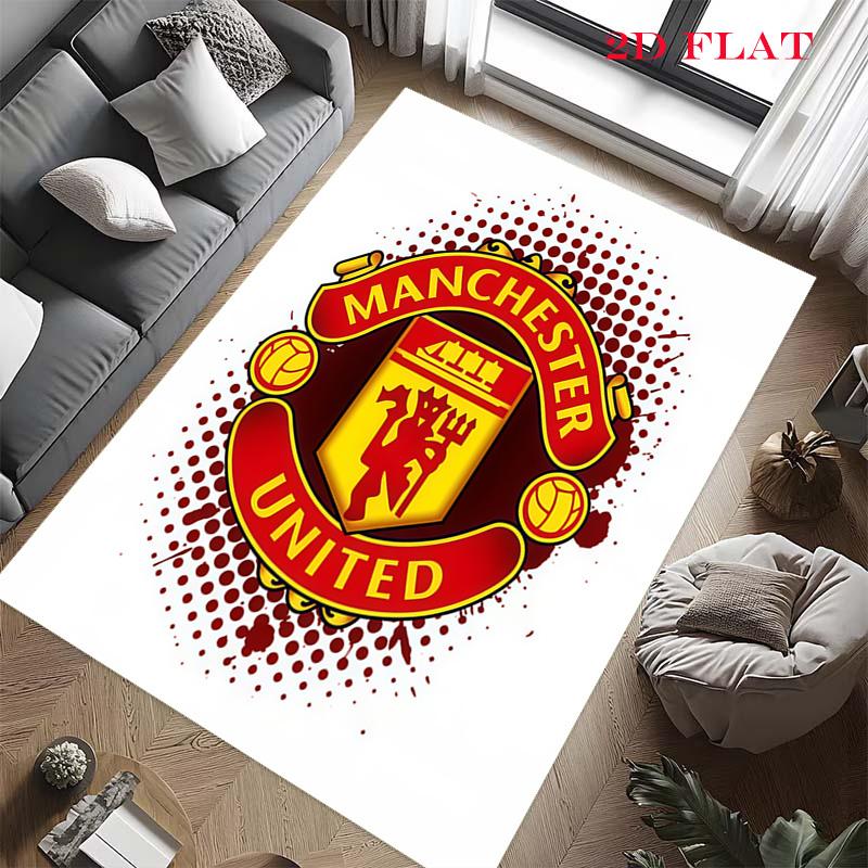 Ковер Man Utd для гостиной, спальни, дома, украшение дивана, нескользящий коврик для детских игр