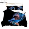 3D-печать мультяшная рыба фото комплект постельного белья в китайском стиле пододеяльник с наволочкой двуспальная кровать в комплекте