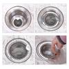 3PCS Kitchen Sink Strainer Stainless Steel Drain Catcher Anti Clogging Washbasin Strainer for Kitchen Bathroom