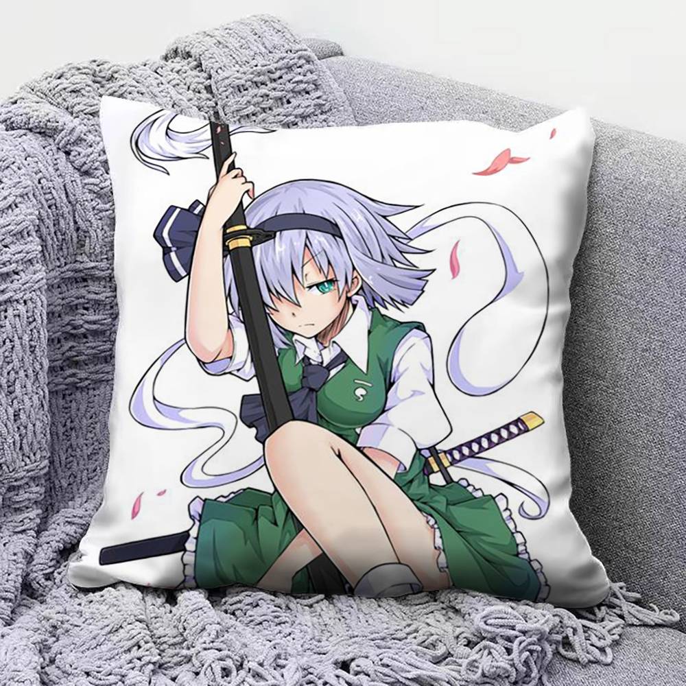 Youmu Konpaku Touhou Project Home Sofa Cushion Covers and Aecorative Custom Pillow Covers