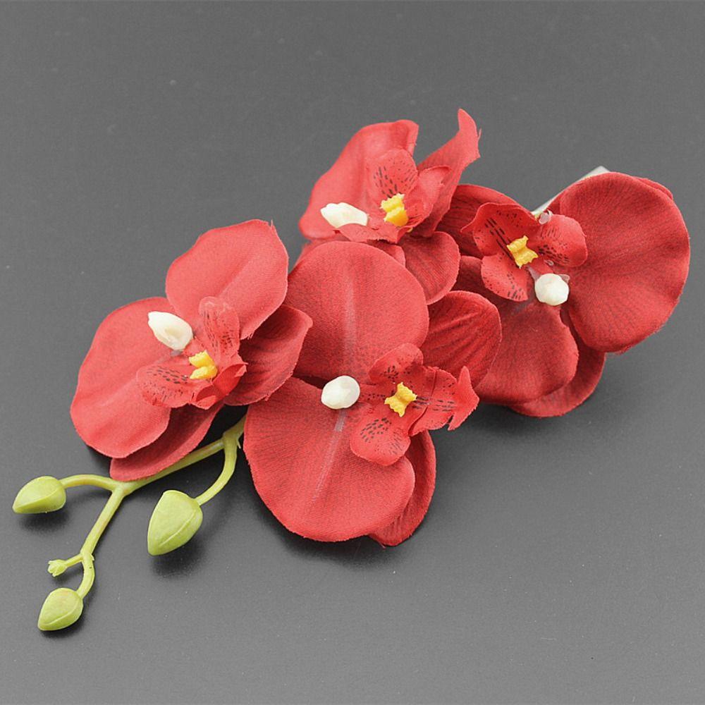 Butterfly Orchid Orchid Flower Hairpin Korean Style Bohemia Duckbill Clip Daily