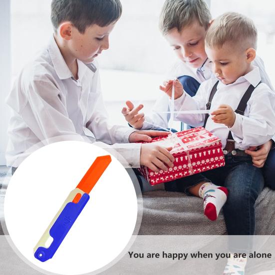 Яркий цвет, большой резак для моркови с гладкими краями, 3D-печать, игрушка-резак для детей и взрослых, игрушка для снятия стресса, подарок