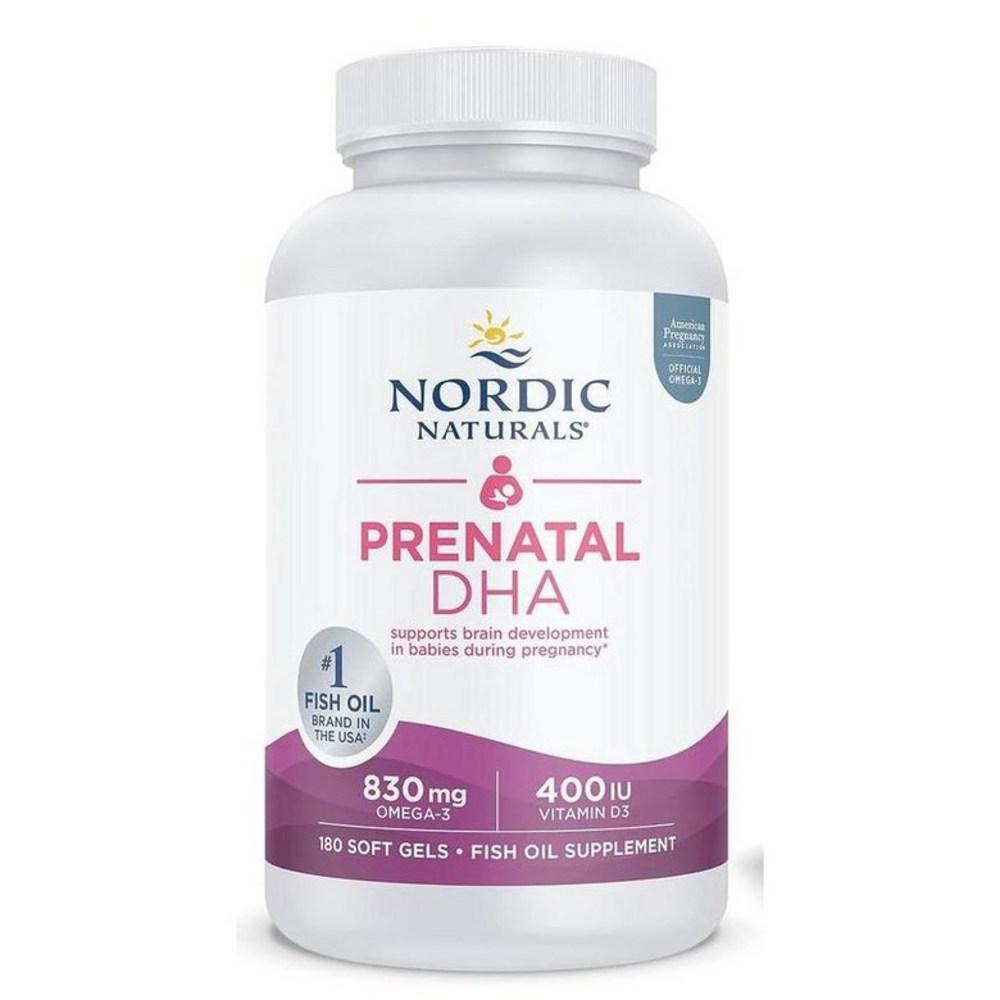 Nordic Naturals Prenatal Pregnancy Omega-3 Fish Oil DHA Softgels 180 Tablets (5 pcs)
