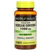 Натуральный травяной женьшень, 1000 мг, 60 таблеток