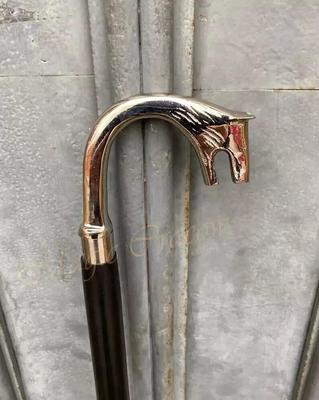 Трость Ведьмака, деревянная трость, рукоять в виде волчьей головы