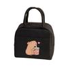 Cartoon Cute Capybara Print Insulated Lunch Bags  Portable Thermal Lunch Tote Bags Picnic Food Preservation Lunch Box Bag