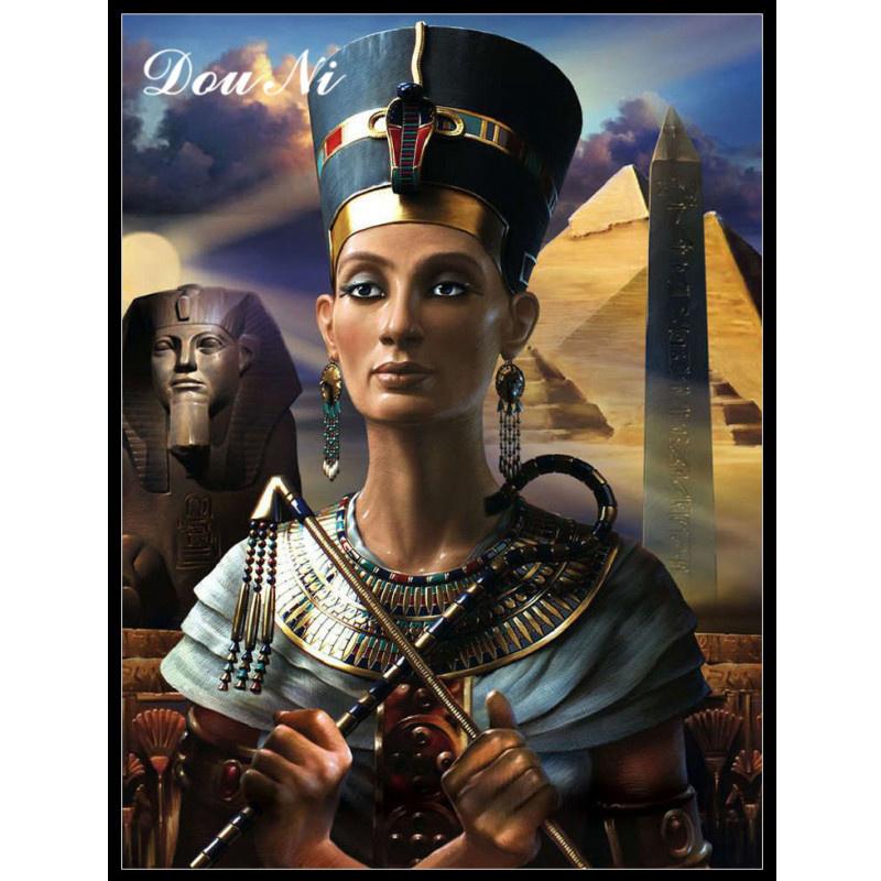 5D DIY Алмазная картина Древний Египет Фараон Алмазная вышивка Набор для вышивки крестом Полный горный хрусталь Мозаика Домашний декор