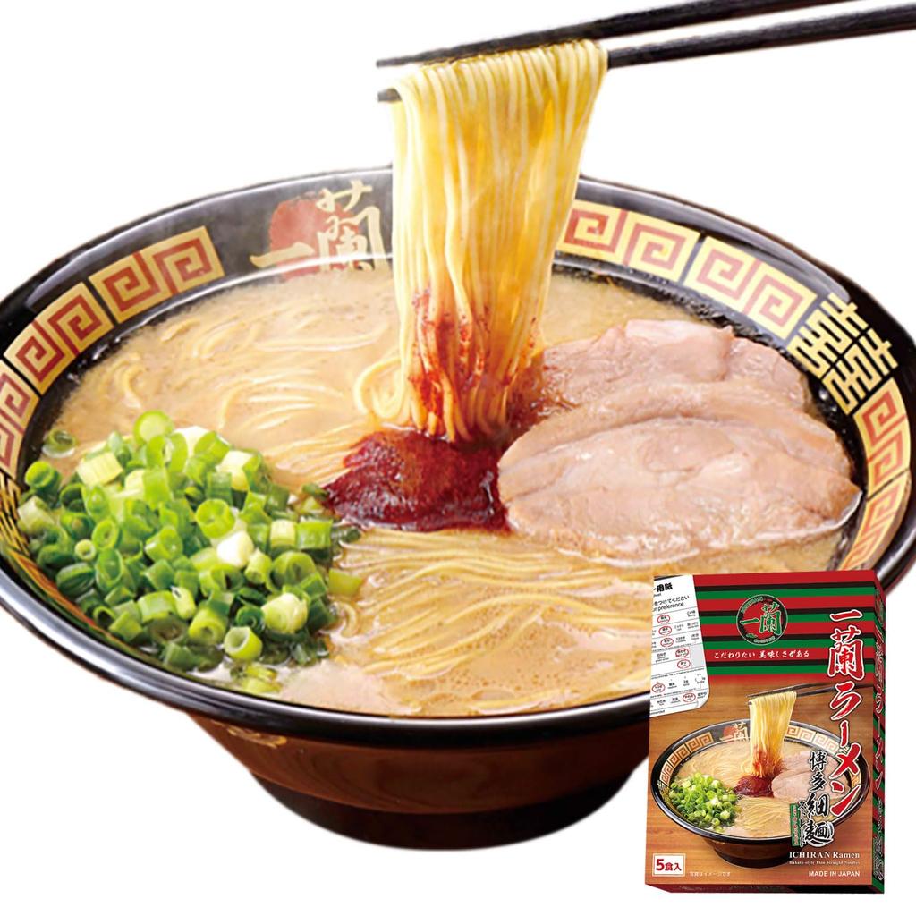 Ichiran Ramen Hakata Thin Noodles Straight 5 servings