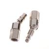 1 шт. Европейский/Японский C/Американский тип Соединение с резьбой BSP 1/4" Поворотные фитинги для пневмоинструмента 360° Вращающийся Быстроразъемное соединение для воздушного шланга и краскопульта