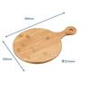 Captain Stag (CAPTAIN STAG) TAKE-WARE Bamboo Tableware Round Cutting Board, 36cm (UP-2539)