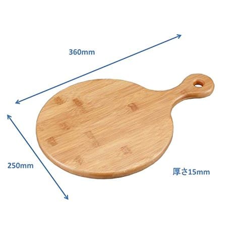 Captain Stag (CAPTAIN STAG) TAKE-WARE Bamboo Tableware Round Cutting Board, 36cm (UP-2539)