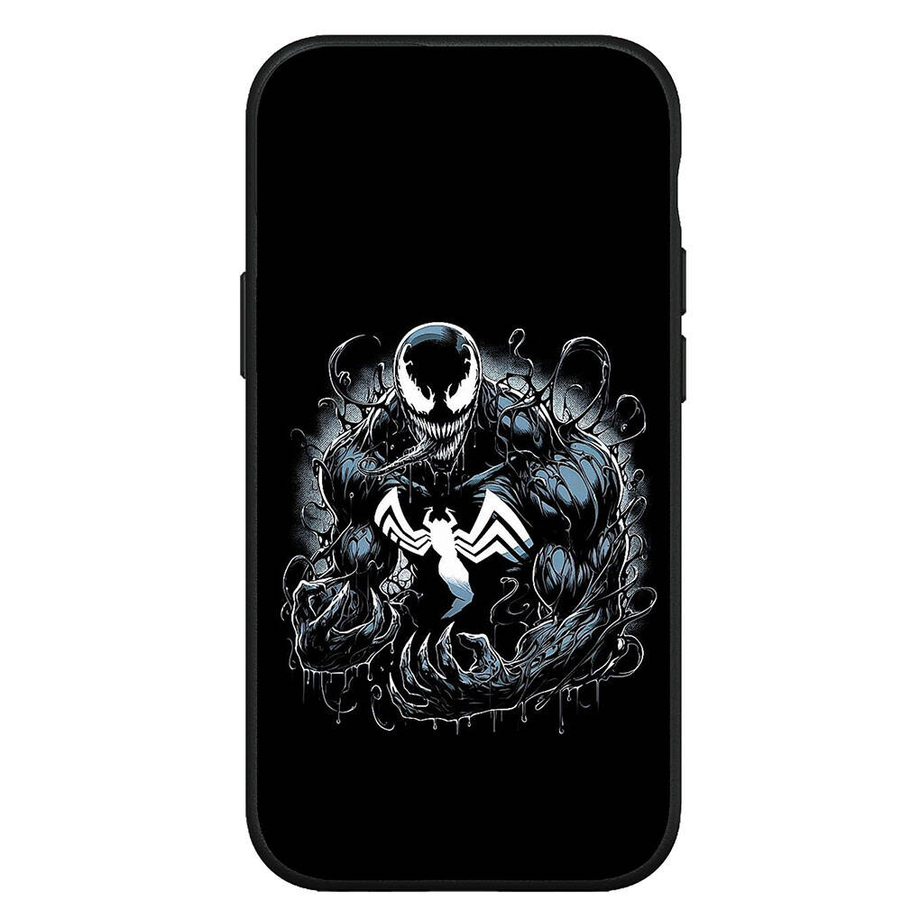 Cover for iPhone 17 16 15 Xiaomi Poco Redmi Note 14 13 12 11 Pro Max 9 16e Samsung Galaxy S25 S24 S23 OPPO Huawei Venom Super Hero Comics Phone Case