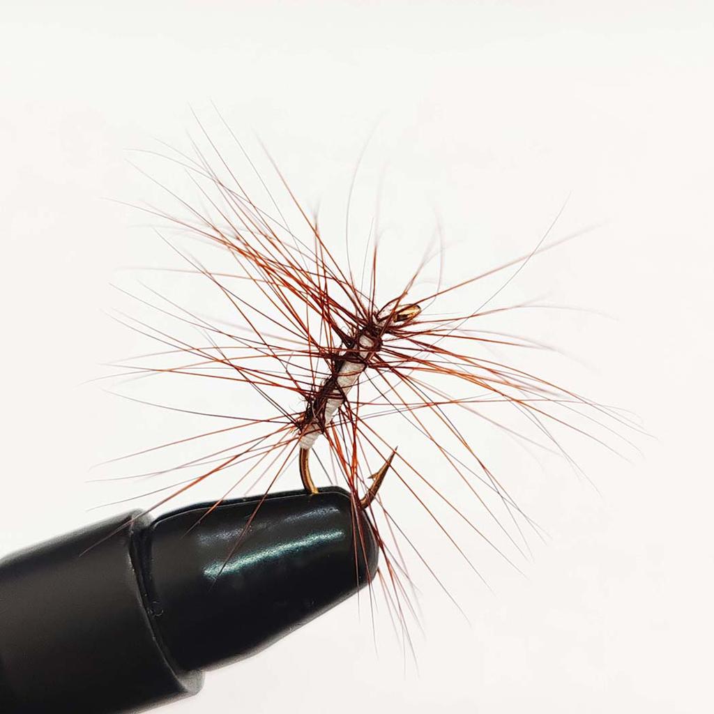 6/10 шт., размеры № 10, крылатые ручейники для лося и искусственные черные крылья, мушка для тела жука, сухие мушки, искусственные насекомые, приманка для форели, щуки, окуня, рыболовные снасти