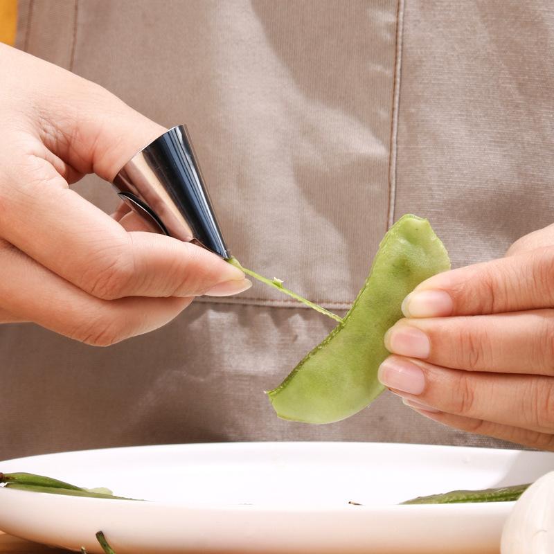 Кухонный пилинг эдамаме Защита от порезов и пилинг чеснока Защита ногтей