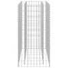 vidaXL Gabionen-Hochbeet Verzinkter Stahl 90×50×100 cm