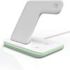 15w Fast Wireless Charger Stand For Iphone 14 13 12 11 X 8 Apple Watch 7 6 5 3 In 1 Charging Dock Station For Airpods Pro Iwatch