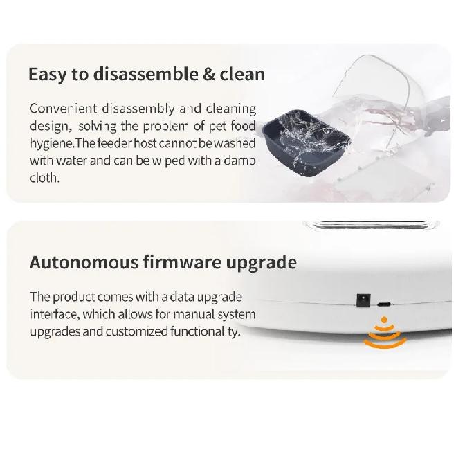 ZONGYAN Smart Automatic Pet Feeder Induction Chip Timing Portion Food Dispenser Dog Cat Dry Wet Diet Household Feeding Tool
