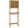 Bathroom Vanity Unit, 2 Doors, Open Shelf, Bamboo