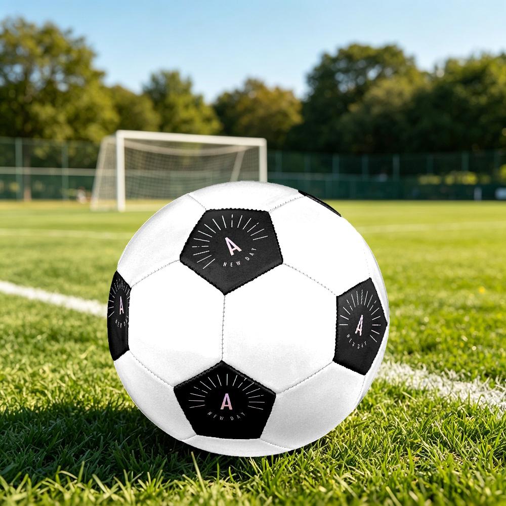 1PC New Day Dawn Inspiration Soccer Ball Size 5 Football Machine Sewn Indoor/Outdoor Universal Football S52