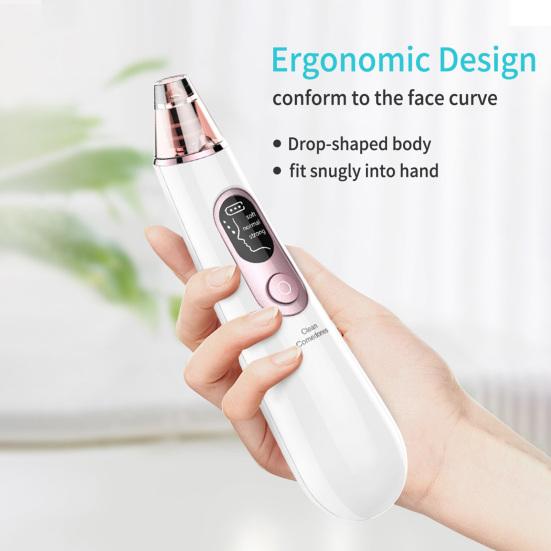 Pore Vacuum Three Modes Cleaner Rechargeable Effective Electric Acne Extractor Tool for Men Women