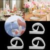 4 шт. Многофункциональный бытовой держатель скатерти для свадебной вечеринки, зажимы для ткани, зажим для скатерти