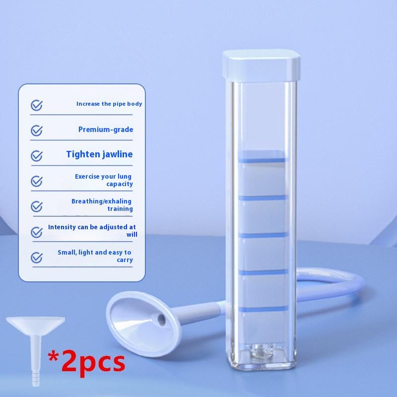 Тренажер для дыхательных упражнений Тренажер для мышц живота Глубокое дыхание Гантель Мужчины Женщины Взрослые Тренажер для тренировки емкости легких