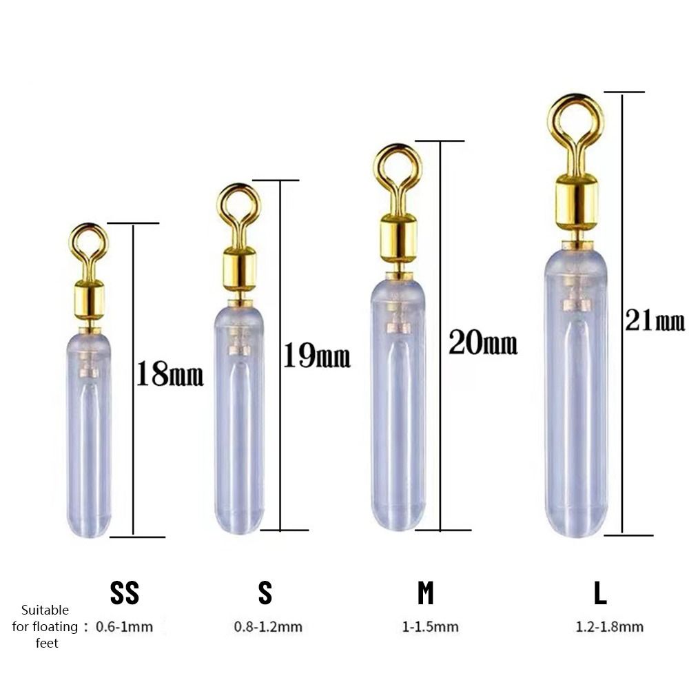 Горячие 4 размера силиконовые противозакручивающиеся рыболовные поплавки поплавок с медной головкой поплавок буй вращение boia плавающий