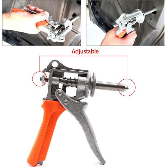 Инструмент для ремонта вмятин автомобиля Плоский отверстие Беспокрасочный набор для ремонта вмятин Бесплатный процесс ремонта вмятин листового металла Отверстие Инструменты для ремонта кузова автомобиля Как показано