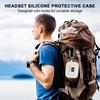 Силиконовый защитный чехол для Bluetooth-совместимой гарнитуры, защищенный от падения с подвесным крючком, точное расположение отверстий, чехол для наушников с полным покрытием для TOZO T20