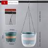 Transparent Hydroponics Plant Hanger Basket with Chain Chains Flowerpot  Home Decoration