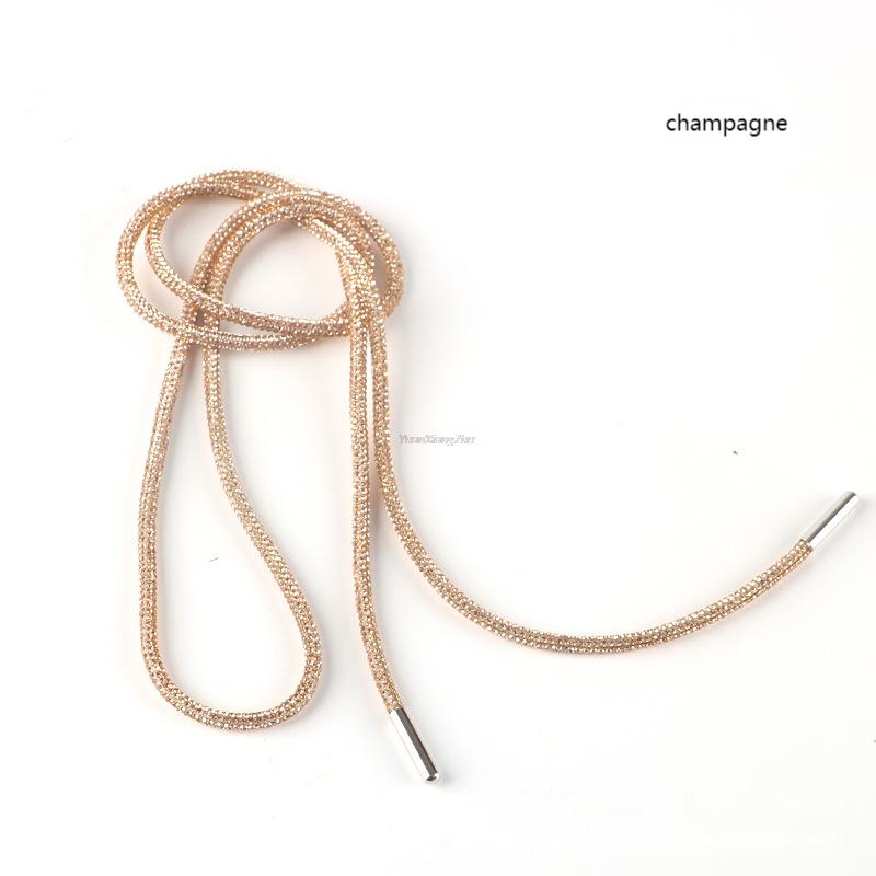 Новые модные радужные бриллиантовые шнурки для кроссовок Круглые DIY Роскошные шнурки со стразами Sb Dunk Low Шнурки Нитки